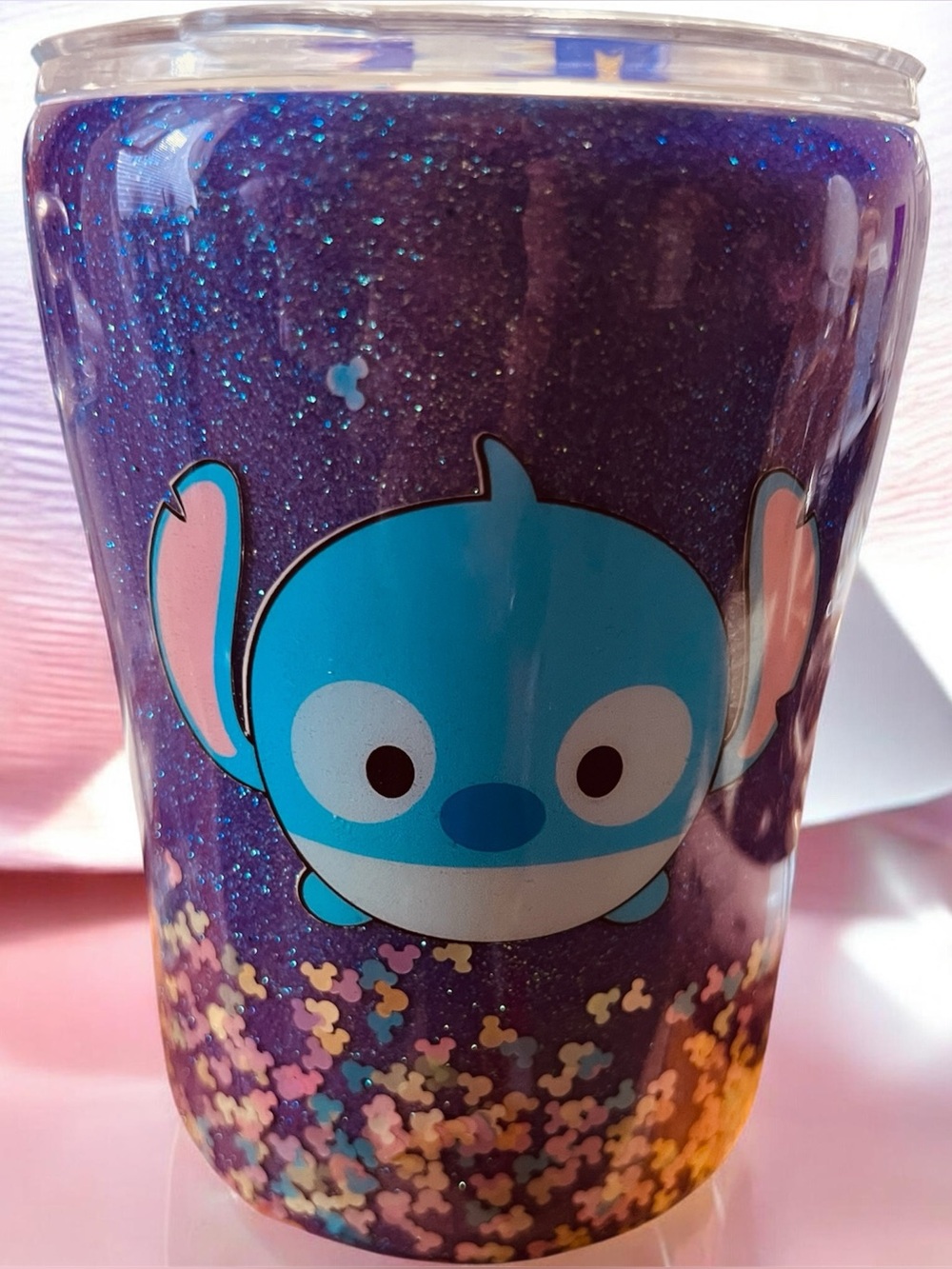 Stitch Glitter Tumbler